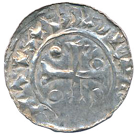 Денарий, Германия, Нижняя Лотарингия, B. Bernold (1040-1054), м.д. Groningen, Ilisch 2000 18.3