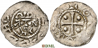 Денарий, Германия, Нижняя Лотарингия, Hermann (1059-1074), м.д. Jever, Dbg. 596