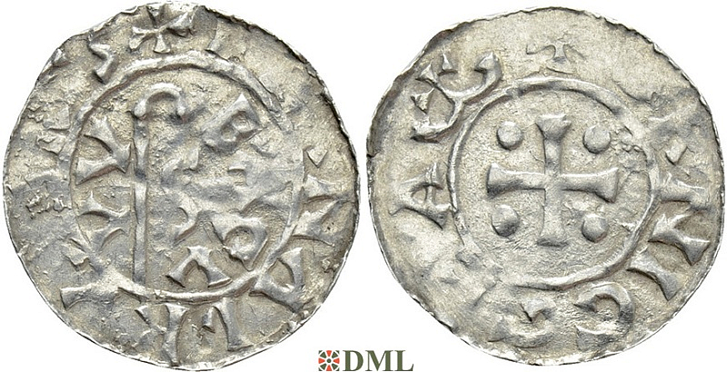 Денарий, Германия, Нижняя Лотарингия, B. Bernold (1040-1054), м.д. Groningen, Ilisch 2000 18.3