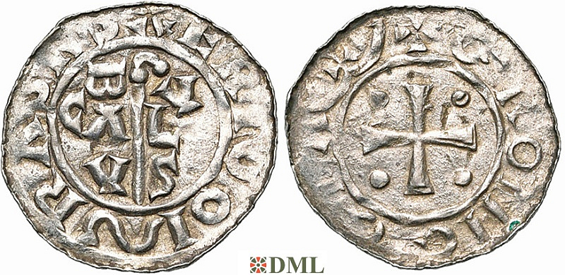 Денарий, Германия, Нижняя Лотарингия, B. Bernold (1040-1054), м.д. Groningen, Ilisch 2000 18.3