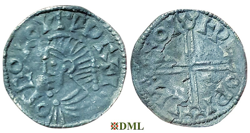 Денарий, Швеция, Olaf Skötkonung (995-1021), м.д. , Malmer :