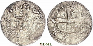 Денарий, Германия, Франкония, Heinrich III (1039-1056), м.д. Worms, Dbg. 846