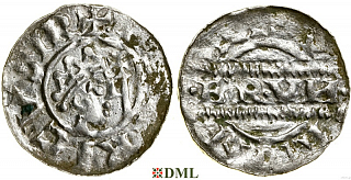 Денарий, Германия, Нижняя Лотарингия, Bruno III (1050-1057), м.д. Stavoren, Ilisch 2000, 21.11