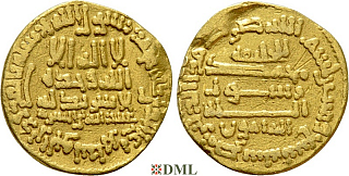 Динар, Аббасиды, халиф al-Mamun (813-833), м.д. Misr