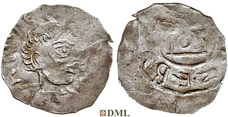 Денарий, Германия, Франкония, Meginhard I (1018-1034), м.д. Wurzburg, Dbg. 859