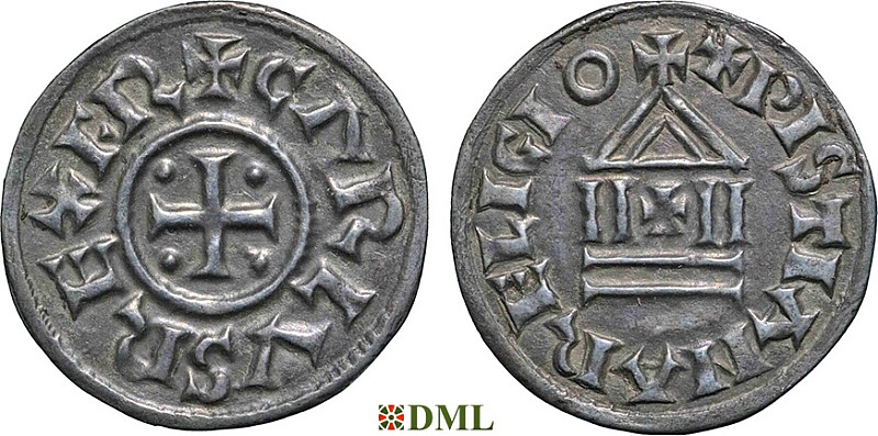 Денье, Каролинги, Charles le Chauve (840-877), Unknown mints, Depeyrot 1189