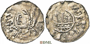 Обол, Германия, Швабия, Hermann (1048-1065), м.д. Strassburg, Dbg. 1603