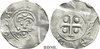 Денарий, Германия, Нижняя Лотарингия, Bernold (1046-1054), м.д. Deventer, Ilisch 2000, 1.13-1.15