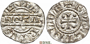 Денарий, Германия, Нижняя Лотарингия, Egbert I (1038-1050), м.д. Bolsward, Ilisch 2000, 21.24