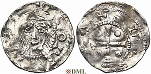 Денарий, Германия, Нижняя Лотарингия, Konrad II (1024-1039), м.д. Deventer, Ilisch 2000, 1.11