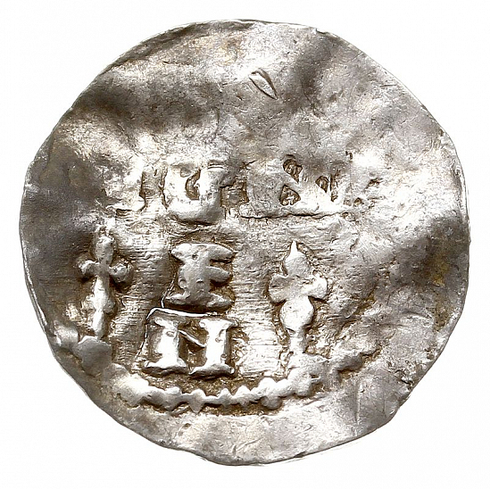 Денарий, Германия, Швабия, Heinrich II (1002-1024), м.д. Strassburg, Dbg. 918