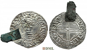 Денарий, Англия, Cnut (1016-1035), м.д. Ilchester, монетарий Ælfsige, North 781