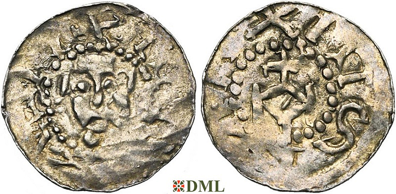 Денарий, Германия, Нижняя Лотарингия, Anonymous bishop, Umkreis von Emden, Dbg. 1311