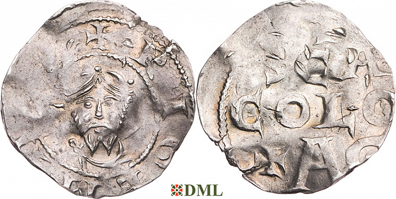 Денарий, Германия, Нижняя Лотарингия, Heinrich III (1039-1056), м.д. Remagen, Dbg. 430
