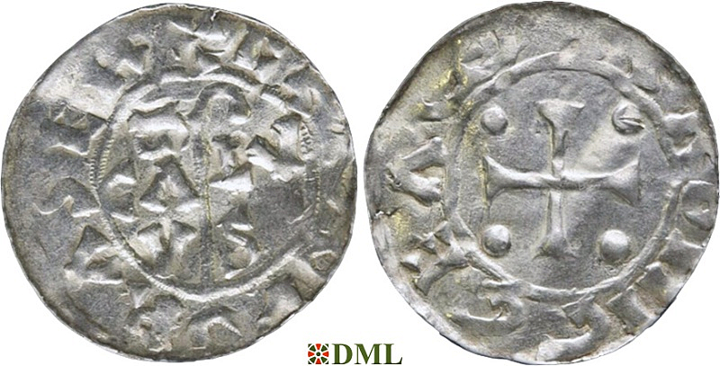 Денарий, Германия, Нижняя Лотарингия, Bernold (1040-1054), м.д. Groningen, Ilisch 2000 18.3