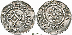 Денарий, Германия, Нижняя Лотарингия, Anonymous bishop, м.д. Luttich