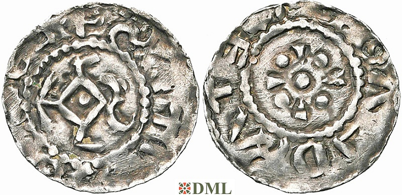 Денарий, Германия, Нижняя Лотарингия, Anonymous bishop, м.д. Luttich