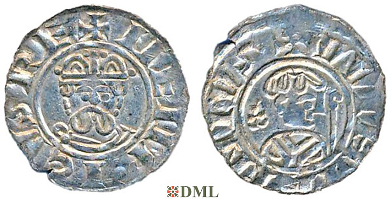 Денарий, Германия, Нижняя Лотарингия, B. Wilhelm (1054-1076), м.д. Groningen, Ilisch 2000 18.10