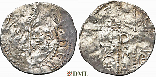 Денарий, Германия, Верхняя Лотарингия, Thierry I (984-1026), м.д. Andernach, Dbg. 437