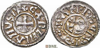 Денарий, Каролинги, Carloman (879-884)