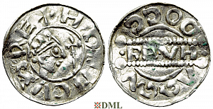 Денарий, Германия, Нижняя Лотарингия, Bruno III (1050-1057), м.д. Dokkum, Ilisch 2000, 21.19