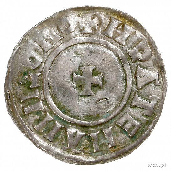 Денарий, Англия, Æthelred II (978-1016), м.д. Norwich, монетарий Hwateman, North 777