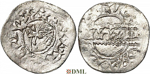 Денарий, Германия, Нижняя Лотарингия, Gf. Bruno III (1050-1057), Frisian imitations