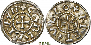 Денье, Каролинги, Charles le Chauve (840-877), м.д. Melle, Depeyrot 627