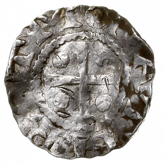 Денарий, Германия, Саксония, Heinrich II (1002-1024), м.д. Dortmund, Dbg. 747