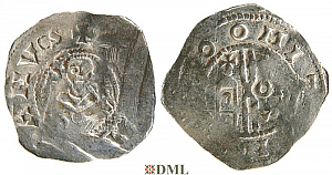 Денарий, Германия, Нижняя Лотарингия, Theoduin (1048-1075), м.д. Huy