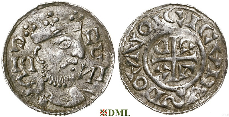 Денарий, Германия, Бавария, Heinrich III (1039-1056), м.д. Regensburg, Hahn 1976, 38A.4