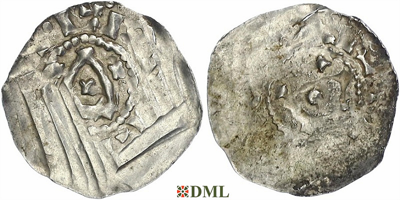 Денарий, Германия, Швабия, Anonymous bishop, м.д. Zurich, Dbg. -