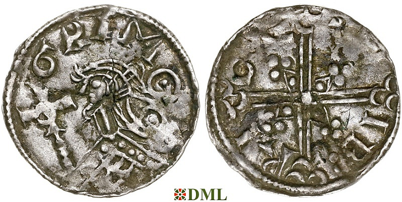 Денарий, Дания, Sven Estridsen (1047-1075), м.д. Viborg, Hbg. 65
