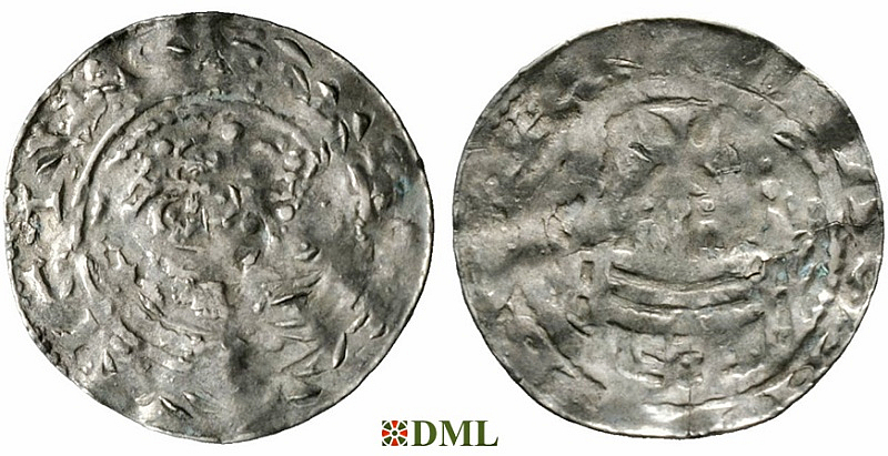 Денарий, Германия, Франкония, Luitpold (1051-1059), м.д. Mainz, Dbg. 807