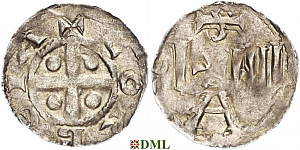 Денарий, Германия, Саксония, Anonymous bishop, м.д. Soest, Dbg. 739