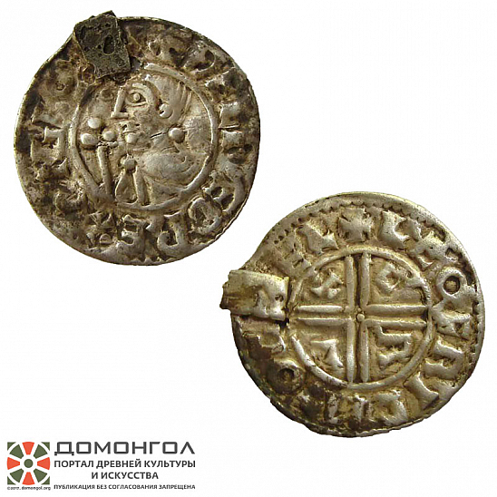 Денарий, Англия, Æthelred II (978-1016), м.д. Ilchester, монетарий Leofric, North 770