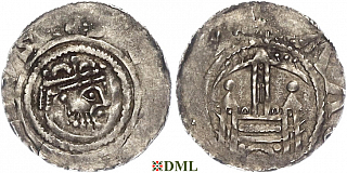 Денарий, Германия, Саксония, Anonymous bishop, м.д. Magdeburg, Dbg. 648