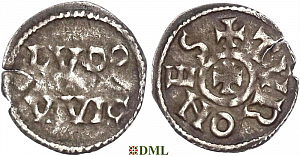 Обол, Каролинги, Louis le Pieux (814-840), м.д. Tours