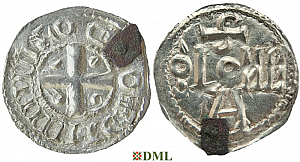 Денарий, Германия, Саксония, Anonymous bishop, м.д. Soest, Dbg. 342