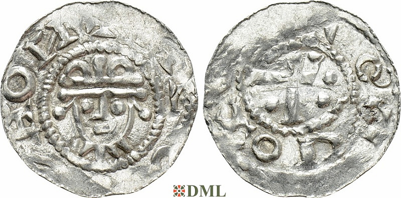 Денарий, Германия, Нижняя Лотарингия, Hg. Ordulf  (1059-1072), м.д. Jever, Dbg. 595