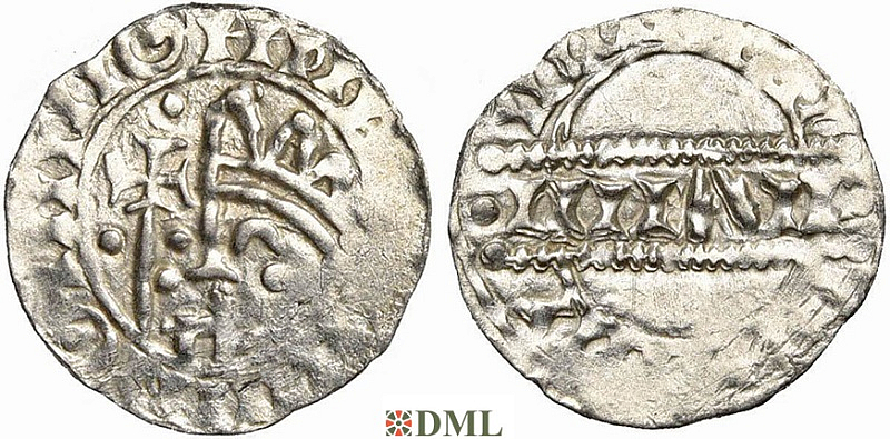 Денарий, Германия, Нижняя Лотарингия, Gf. Bruno III (1050-1057), Frisian imitations