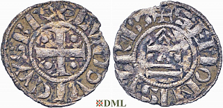 Денарий, Франция, Louis VI (1108-1137)