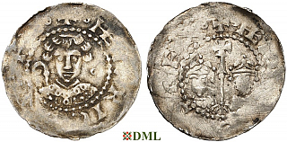 Денарий, Германия, Франкония, Heinrich I (1067-1073), м.д. Speyer, Dbg. 841