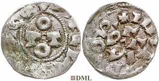 Денарий, Италия, Otto II (967-983), м.д. Pavia