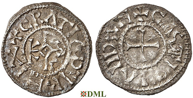 Денье, Каролинги, Charles le Chauve (840-877), м.д. Château-Landon, Depeyrot 303