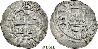 Денарий, Германия, Нижняя Лотарингия, Konrad II (1027-1039), Pilgrim (1027-1036), м.д. Koln, Dbg. 381