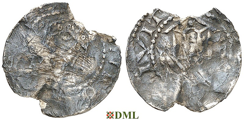 Денарий, Германия, Франкония, Heinrich III (1039-1046), м.д. Speyer, Dbg. 830