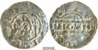 Денарий, Германия, Нижняя Лотарингия, Bruno III (1050-1057), м.д. Leeuwarden, Ilisch 2000, 21.14