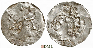 Денарий, Германия, Нижняя Лотарингия, Anonymous bishop, м.д. Maastricht, Ilisch 2014, 40.17