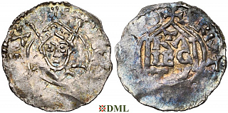 Денарий, Германия, Нижняя Лотарингия, Hendrik II (1002-1024), м.д. Utrecht, Ilisch 2000, 10.1